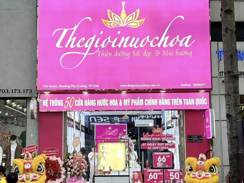 Thế Giới Nước Hoa chi nhánh Bình Dương