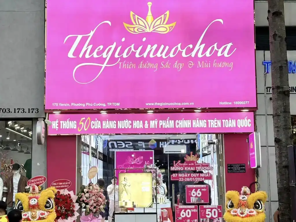 Thế Giới Nước Hoa chi nhánh Bình Dương