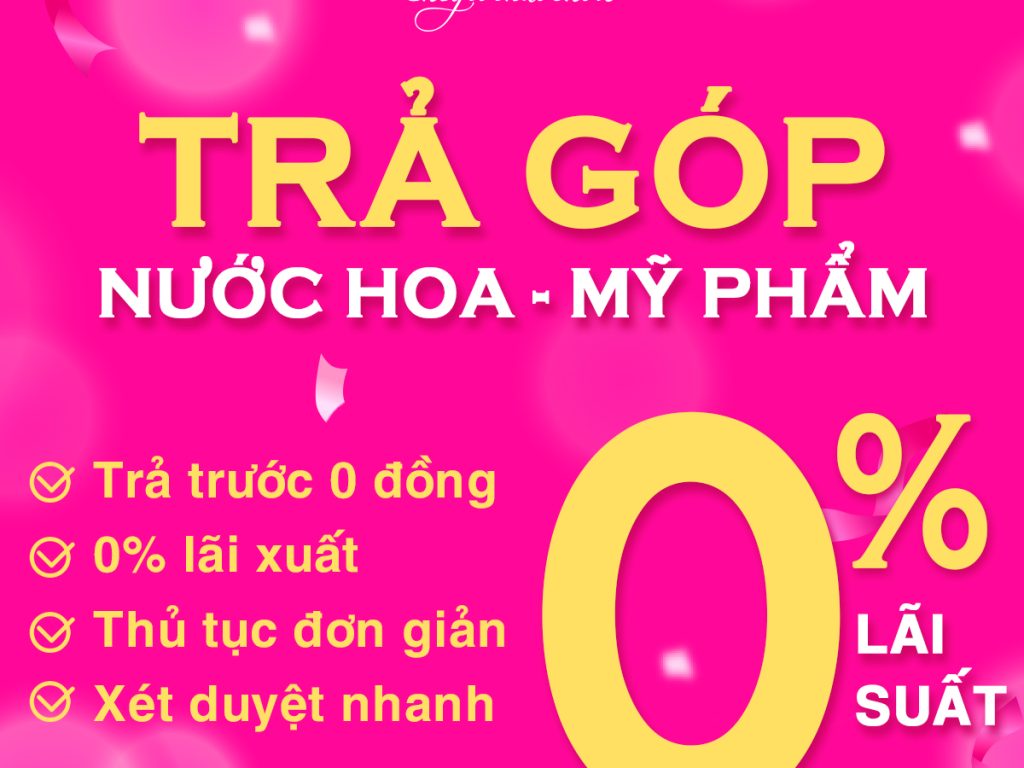 MUA HÀNG TRẢ GÓP VỚI LÃI SUẤT 0% TẠI TGNH