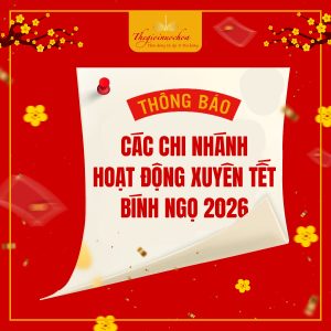 Read more about the article THÔNG BÁO CÁC CHI NHÁNH HOẠT ĐỘNG XUYÊN TẾT