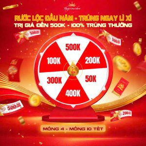 Read more about the article RƯỚC LỘC ĐẦU NĂM – TRÚNG NGAY LÌ XÌ – TRỊ GIÁ ĐẾN 500K