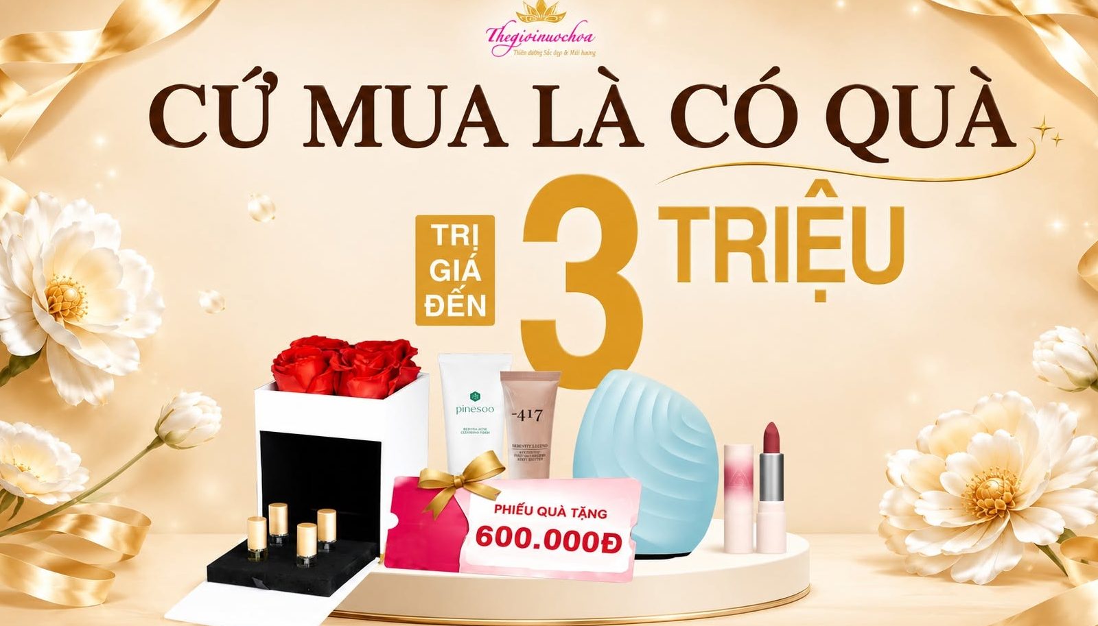 You are currently viewing CỨ MUA LÀ CÓ QUÀ TRỊ GIÁ ĐẾN 3000K