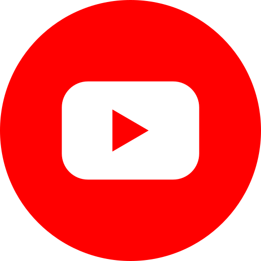 YouTube icon red background with white play button