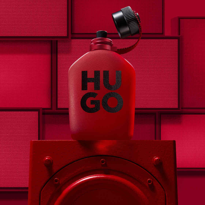 The youthful and powerful design of Hugo Boss Hugo Intense EDP