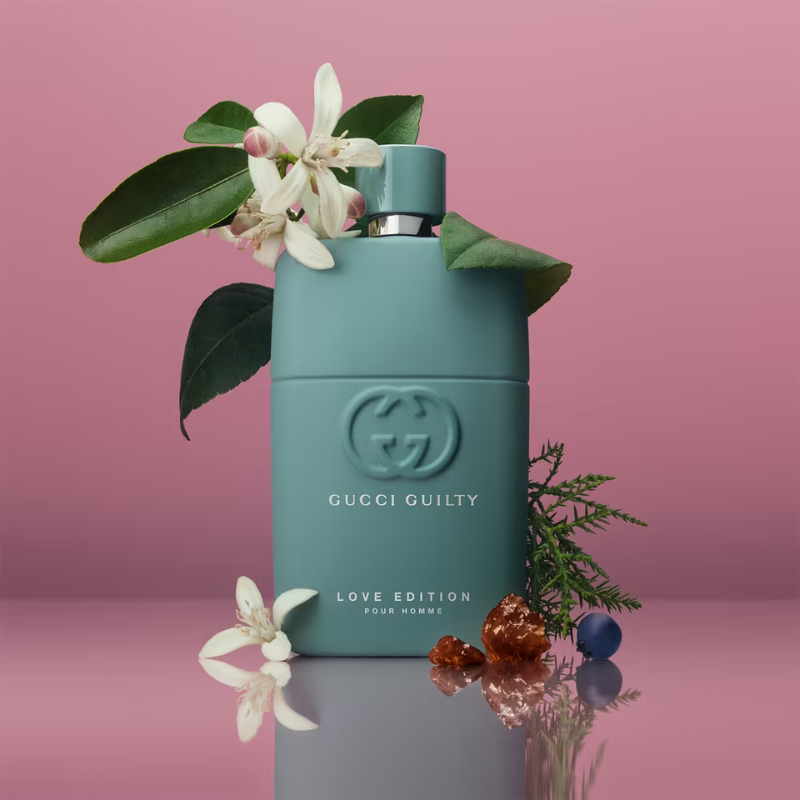 Gucci Guilty Love Edition Pour Homme EDP is modern and romantic.