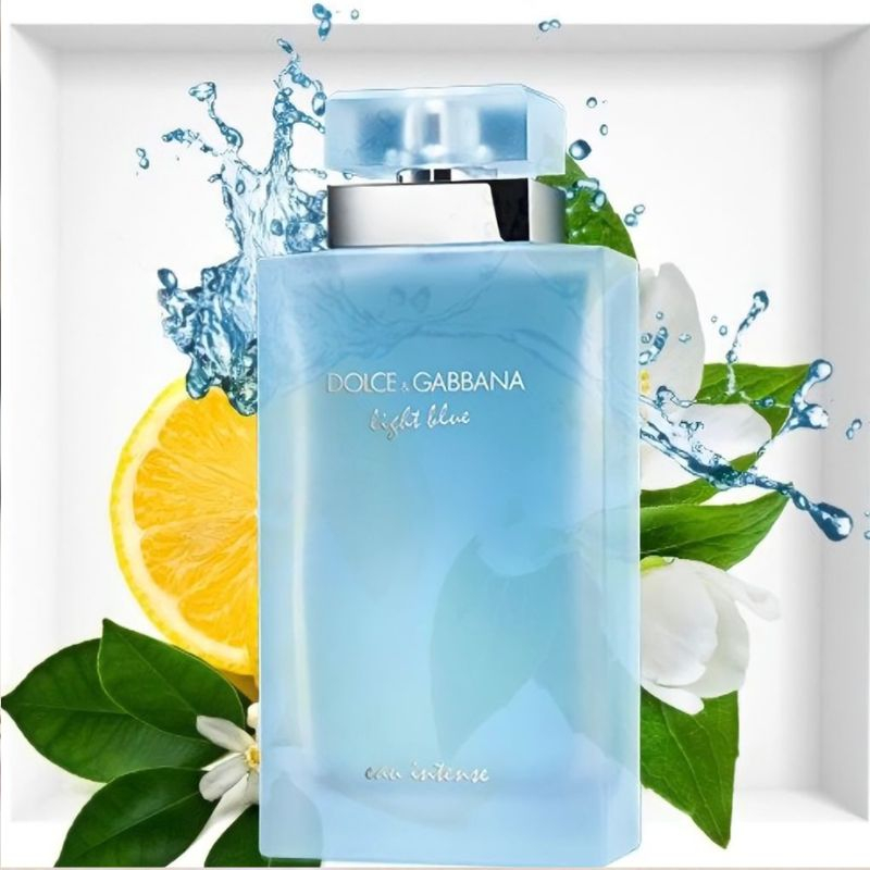 Nước hoa Dolce&Gabbana Light Blue Eau Intense EDP bung tỏa hương cam quýt Sicilia và quả táo xanh giòn tan