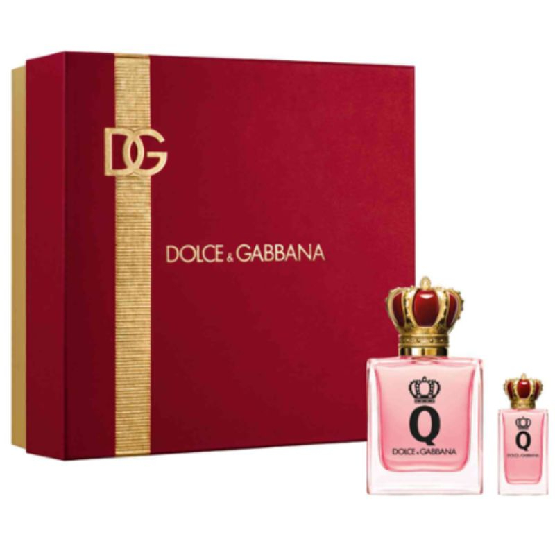 Giftset Dolce&Gabbana Q 2Pcs l&agrave; sự kết hợp ho&agrave;n hảo giữa hương thơm cao cấp v&agrave; thiết kế tinh tế, mang đến trải nghiệm đầy cảm x&uacute;c cho người sở hữu