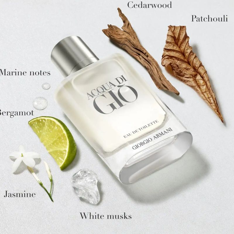 Hương thơm của Nước Hoa Giorgio Armani Acqua Di Gio For Men EDT là sự giao hòa tuyệt vời giữa các nốt hương thiên nhiên