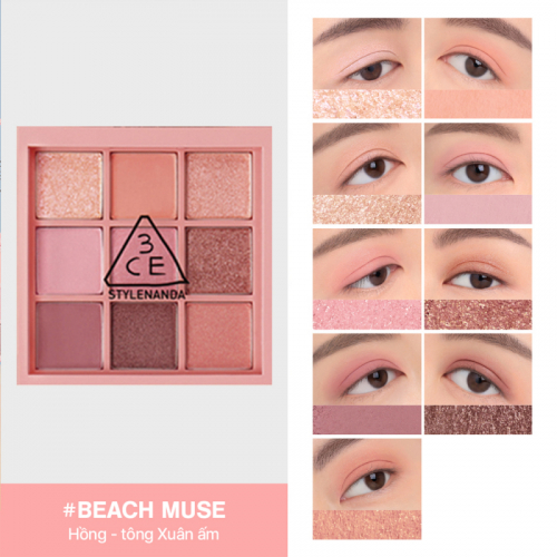 Stylenanda-3CE Multi Eye Color Palette - BEACHMUSE-8809437399662-VN
