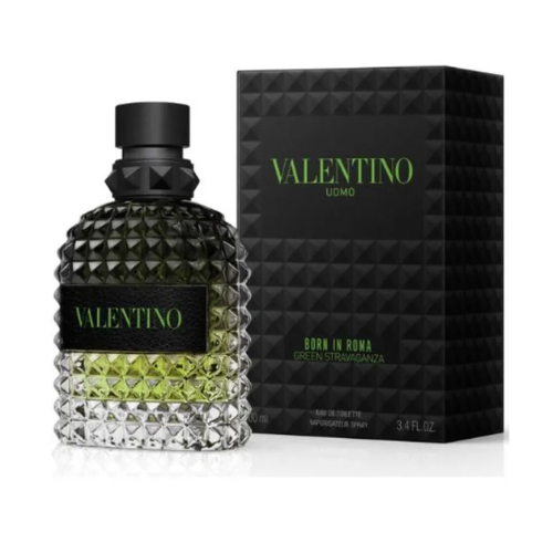 Valentino Uomo Born In Roma Green Stravaganza Eau De Toilette Vaporisateur Spray 50ml