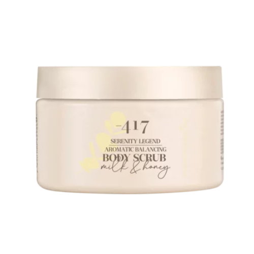 -417-SERENITY LEGEND-AROMATIC BALANCING BODY SCRUB-MILK&HONEY (mới)