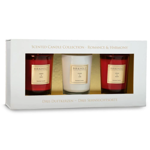 Set - Romance & Harmony Candle Set 3x60g