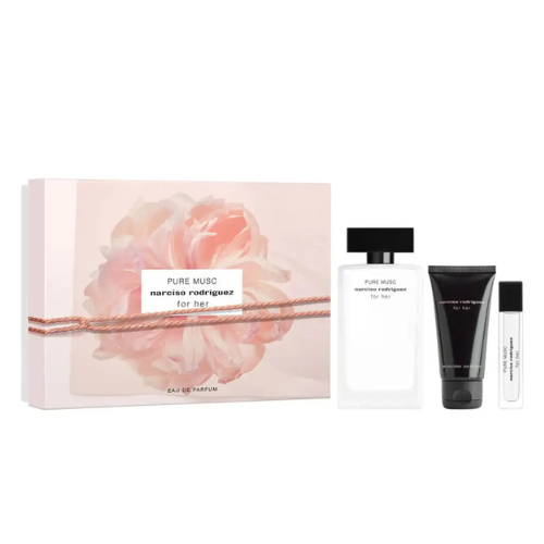 Giftset Narciso Rodriguez Pure Musc For Her EDP 3PCS - Narciso Rodriguez