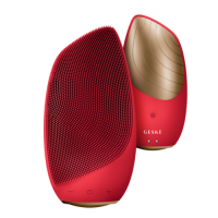 Máy rửa mặt - Sonic Thermo Facial Brush 6 in 1 (Red) 117g 