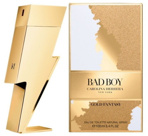 Nước hoa Carolina Herrera Bad Boy EDT Gold Fantasy