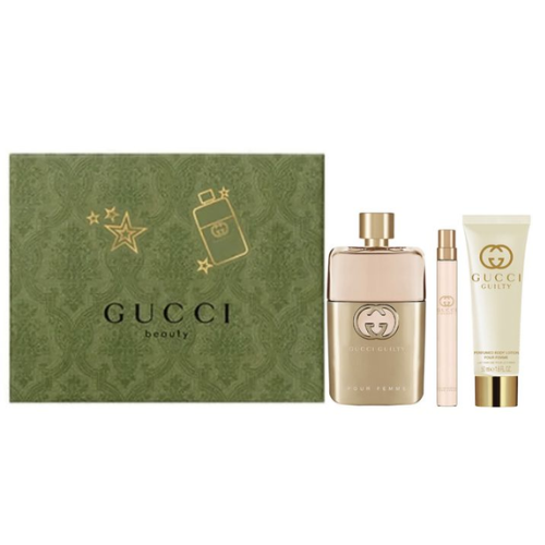 Giftset Gucci Guilty Pour Femme EDP 3Pcs