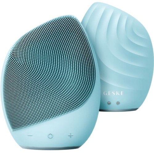 Máy rửa mặt - Sonic Thermo Facial Brush 5 in 1 (Turquoise)