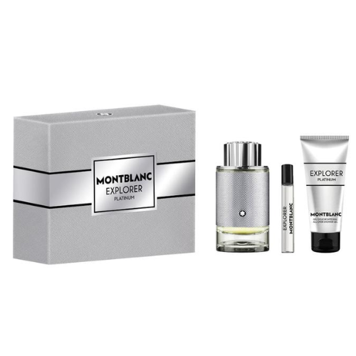 Giftset Montblanc Explorer Platinum 3Pcs
