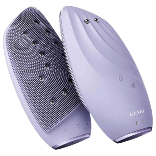 Máy rửa mặt - Sonic Thermo Facial Brush & Face-Lifter 8 in 1 (Purple)