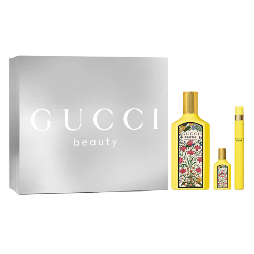 Giftset Gucci Flora Gorgeous Orchid EDP 3PCS