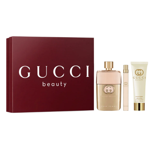 Giftset Gucci Guilty Pour Femme EDP 3Pcs