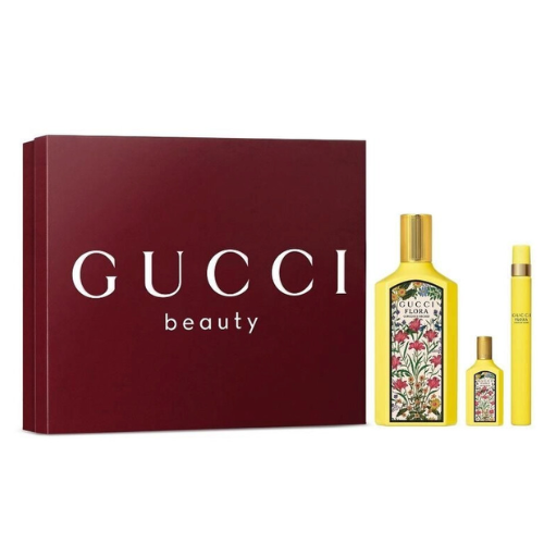 Giftset Gucci Flora Gorgeous Orchid EDP 3PCS