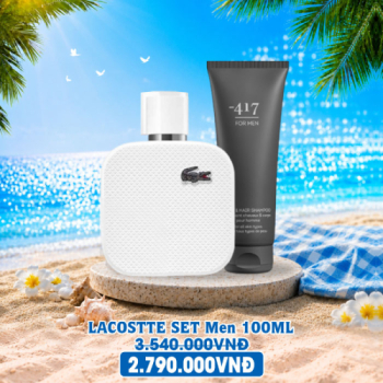 Combo 2790k - LACOSTTE SET Men 100ML