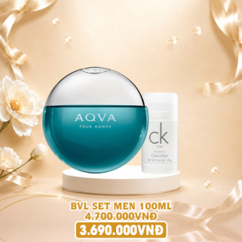 Combo 3690k - BVL SET Men 100ML