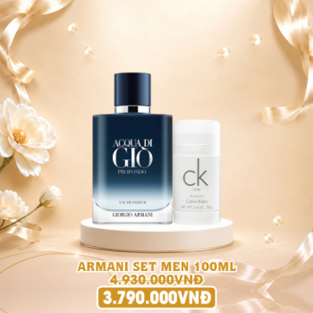 Combo 3790k - Armani Set Men 100ML