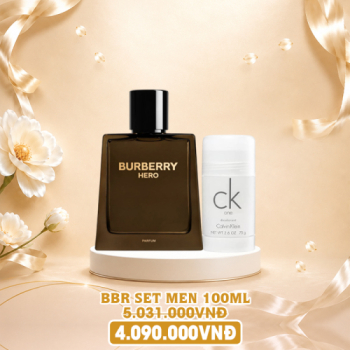 Combo 3890k - BBR Set Men 100ML
