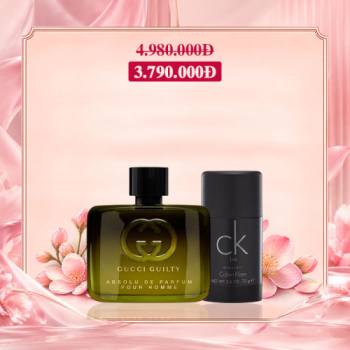 Combo 3790k - GUCCI SET Men 60ML